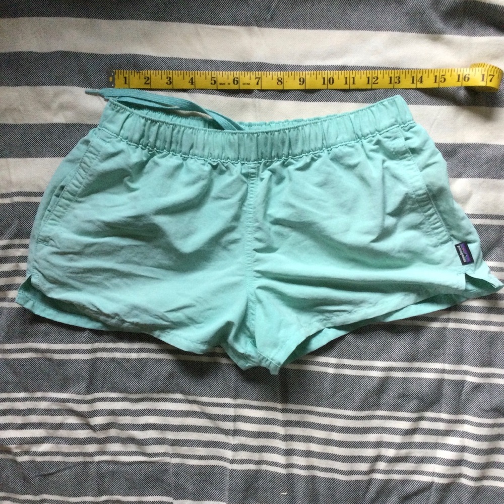 Patagonia Baggies short shorts teal aqua